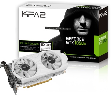 KFA2 GeForce GTX 1050 Ti EXOC White