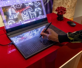 Lenovo ThinkBook Transparent Display laptop