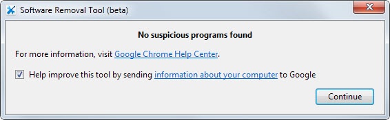Google Software Removal Tool