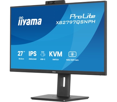 Iiyama XB2797QSNPH-B1 27IN IPS LCD 4MS 2560X1440 350CD/M2 HDMI/DP/USB 2