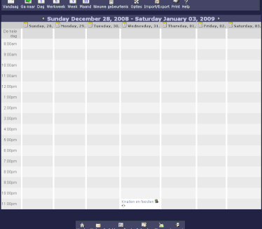 Horde Groupware Webmail - Calendar