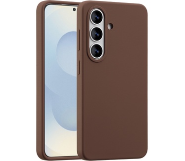 Accezz Liquid Silicone Backcover met MagSafe Samsung Galaxy S26 - New Tea Brown
