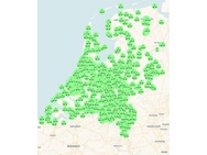3,5GHz-kaarten van Odido, KPN en Vodafone, via Antennekaart.nl