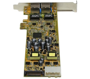 Startech.com Dual Port PCI Express Gigabit Ethernet PCIe-netwerkkaart adapter PoE/PSE