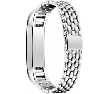 qMust Premium Hyve armband voor Fitbit Alta - Silver