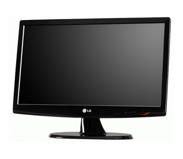 LG W1943SB-PF Zwart