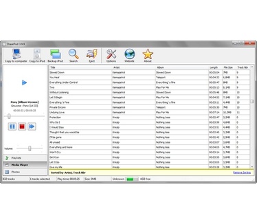 SharePod 3.9.9 screenshot (481 pix)