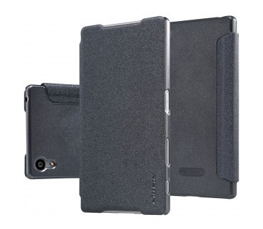 Nillkin Leather Case Sony Xperia Z5 - Sparkle Series - Black
