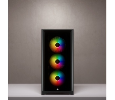 Corsair iCUE 4000X RGB Tempered Glass Zwart