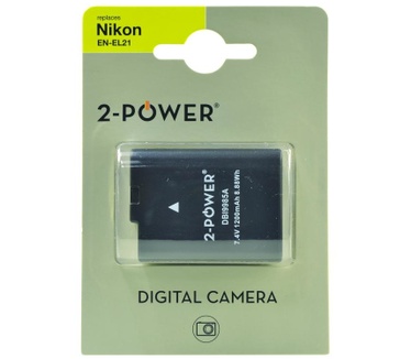 2-Power Digital Camera Battery 7.4v 1200mAh