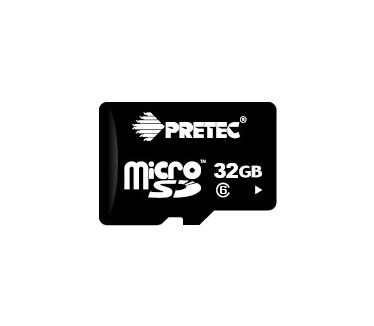 Pretec 32GB Pretec microSDHC Card + 1 Adapter (Class 6)