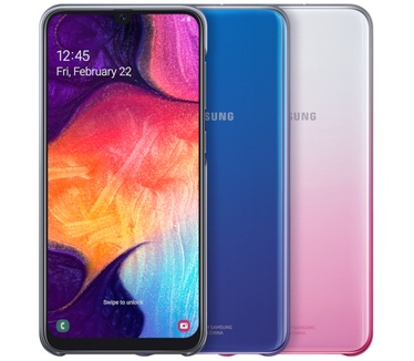 Samsung Galaxy A50 Gradation Cover (Galaxy A50) Roze