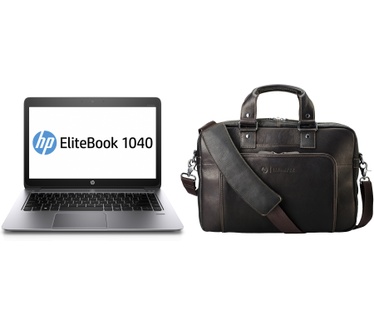 HP EliteBook Folio 1040 G2 N6Q10EA + Colombian Leather Case (T9H72AA)