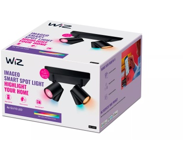 WiZ Connected IMAGEO 4x draaibare spot vierkante plaat