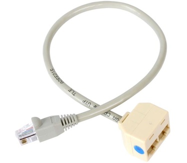 Startech.com 2-naar-1 RJ45 splitter adapterkabel F/M