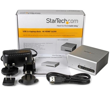 Startech.com 4K docking station voor laptops HDMI en DVI USB 3.0 port replicator