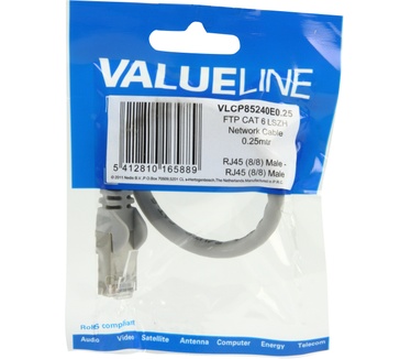 ValueLine CAT 6 F/UTP 0.25m