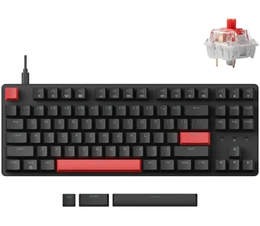 Keychron Lemokey X1 QMK/VIA, Keychron Mech. Red