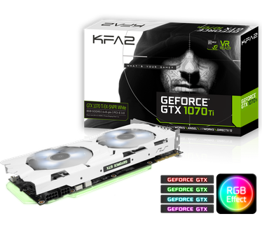 KFA2 GeForce GTX 1070 Ti EX-SNPR White