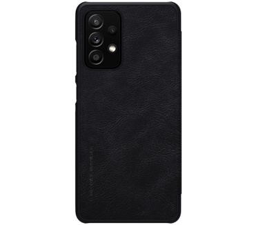 Nillkin Qin PU Leather Book Case - Samsung Galaxy A52 - Zwart Zwart