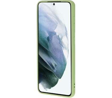 Mobiparts Silicone Cover Samsung Galaxy S21 Pistache Green