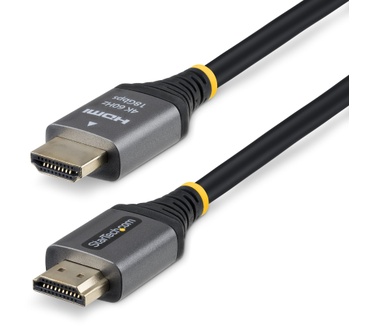 Startech.com 1,5m Premium Gecertificeerde High Speed HDMI Kabel, 4K 60Hz/1440p 144Hz, HDMI 2.0 Kabel, HDR10/ARC, 18Gbps, 4K HDMI, Monitor/TV/Display, TPE-mantel