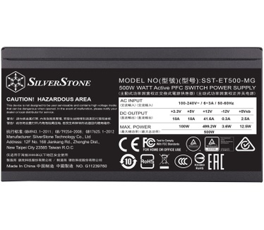 Silverstone ET500-MG