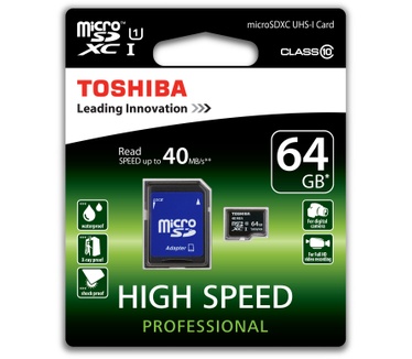 Toshiba MicroSDXC 64GB Class 10