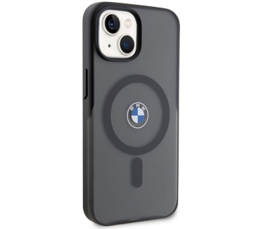 BMW IML Signature Back Case - Apple iPhone 15 (6.1") - Zwart Zwart