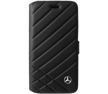Mercedes-Benz Originele Bow II Folio Bookcase voor de iPhone 6 / 6S / 7 en 8 - Zwart Zwart