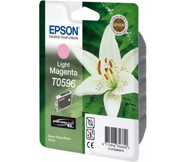 Epson inktpatroon Light Magenta T0596 Ultra Chrome K3