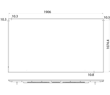 Hisense 86” 4K IPS UHD Digital Signage Display - 24/7 Operation