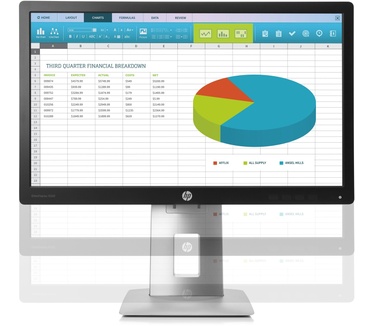 HP EliteDisplay E222 Zilver, Zwart