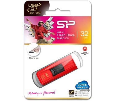 Silicon Power Blaze B50 32GB Rood