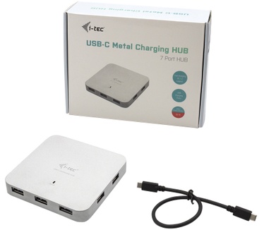 iTEC USB-C Metal Charging HUB 7x USB 3.0 + Power Delivery 60W