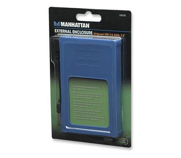 Manhattan Drive Enclosure 2.5" Blue