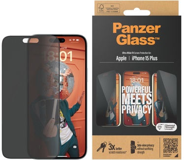 PanzerGlass Privacy Screen Protector iPhone 2023 6.7 Ultra-Wide Fit