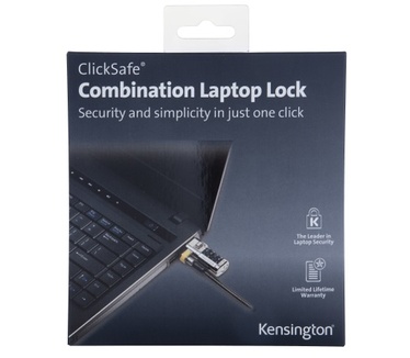 Kensington ClickSafe® Combination Laptopslot