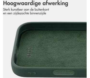 Accezz Edge Backcover met MagSafe voor de Apple iPhone 18 Pro / 17 Pro - Groen