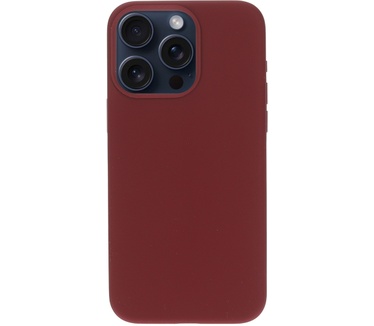 Mobiparts Silicone Cover Apple iPhone 15 Pro Max Plum Red