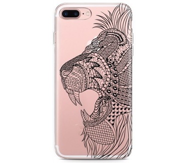 Just in Case iPhone 7 Plus hoesje Leeuw Mandala