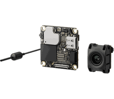 DJI O4 Air Unit voor FPV-drone, digitaal transmissiesysteem, 20 ms lage latentie, max. bereik van 10 km, 4K/60 fps video-opname, 1080p/100 fps liveweergave, behuizing van 8,2 g, 1/2-inch CMOS-sensor - Zwart