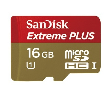 Sandisk Extreme Plus microSDHC UHS-I 16GB
