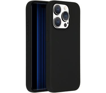 Accezz Liquid Silicone Backcover met MagSafe iPhone 15 Pro - Zwart