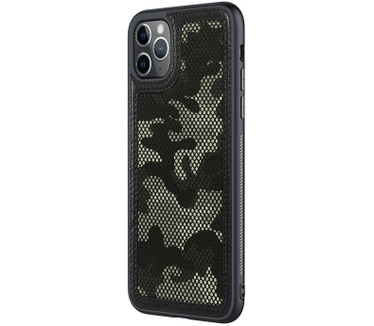 Nillkin Camo Back Cover Apple iPhone 11 Pro (5.8") - Zwart/Groen Groen