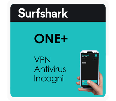 Surfshark ONE+ (VPN + Antivirus + Incogni) - 2 jaar