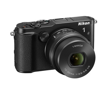 Nikon 1 V3 + 1 NIKKOR VR 10&#8211;30mm + accessoires Zwart