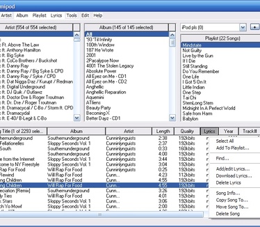 YamiPod screenshot