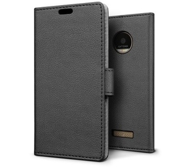 qMust Motorola Moto Z Wallet Case - TPU frame - Black