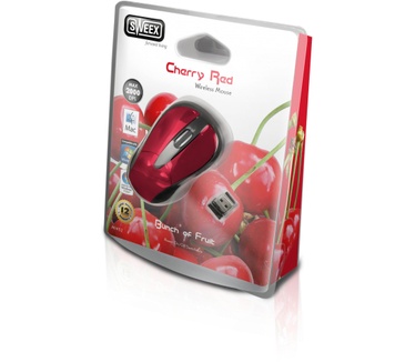 Sweex MI452 Wireless Mouse (Rood)